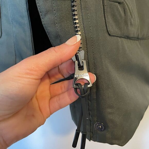 NWOT Norden Mika Oxford Padded Parka Coat Green Women’s - Picture 12 of 16